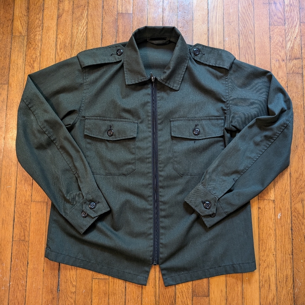 Vintage Two Pocket Military Work Jacket